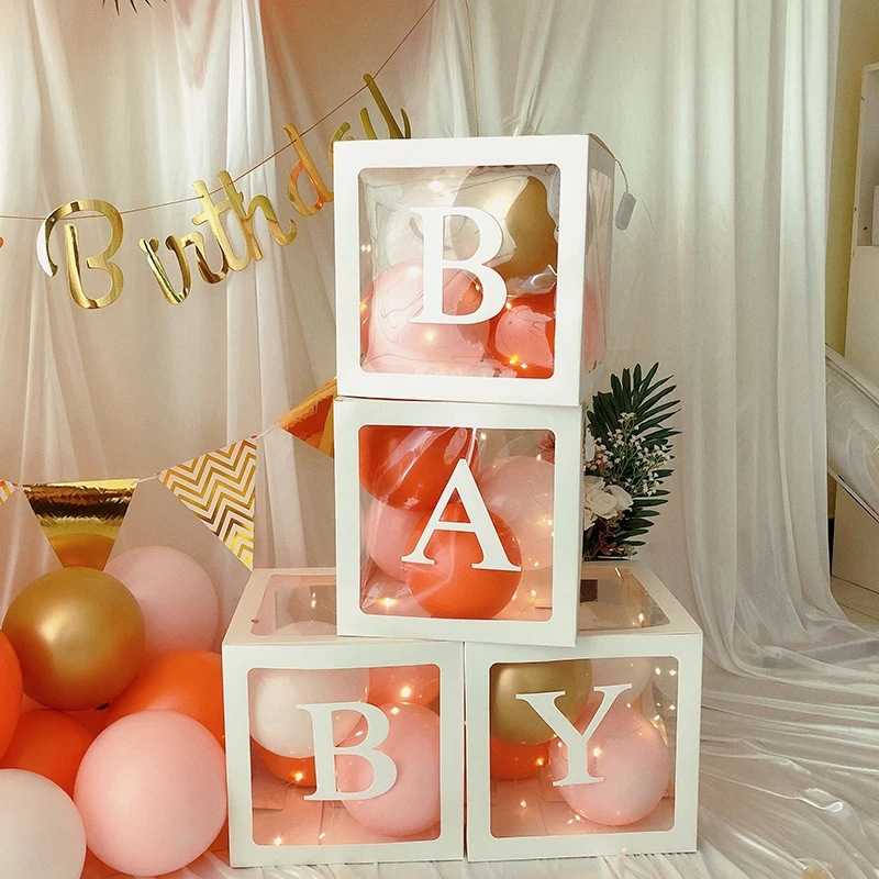 新款直销七夕网红透明惊喜baby气球套餐婚礼生日派对装饰告白字母