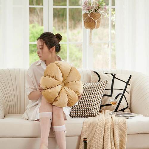 新款直销现代简约抱枕客厅沙发办公室椅ins风靠垫卧室床头靠枕抱