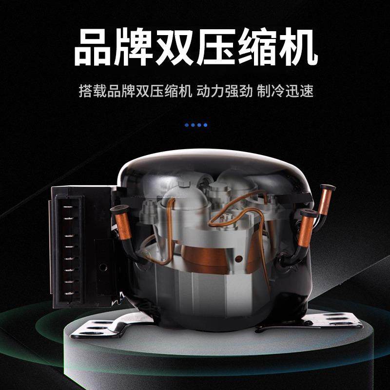 新款直销商用四六门冰箱不锈钢大容量厨房立式双温冷藏冷冻冰柜蔬