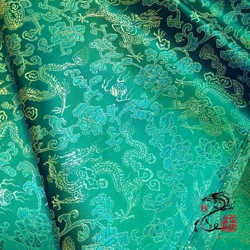 新款直销直供织锦缎布料 古装汉服 包装锦盒锦缎 龙纹系列