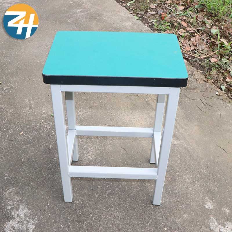 新款直销供应学校辅导班铁皮小方凳 工厂操作车间维修钢木工作凳