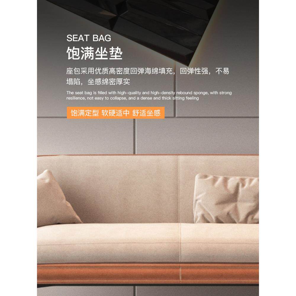新款直销售楼处洽谈沙发酒店别墅客厅会客接待小户型简约现代布艺