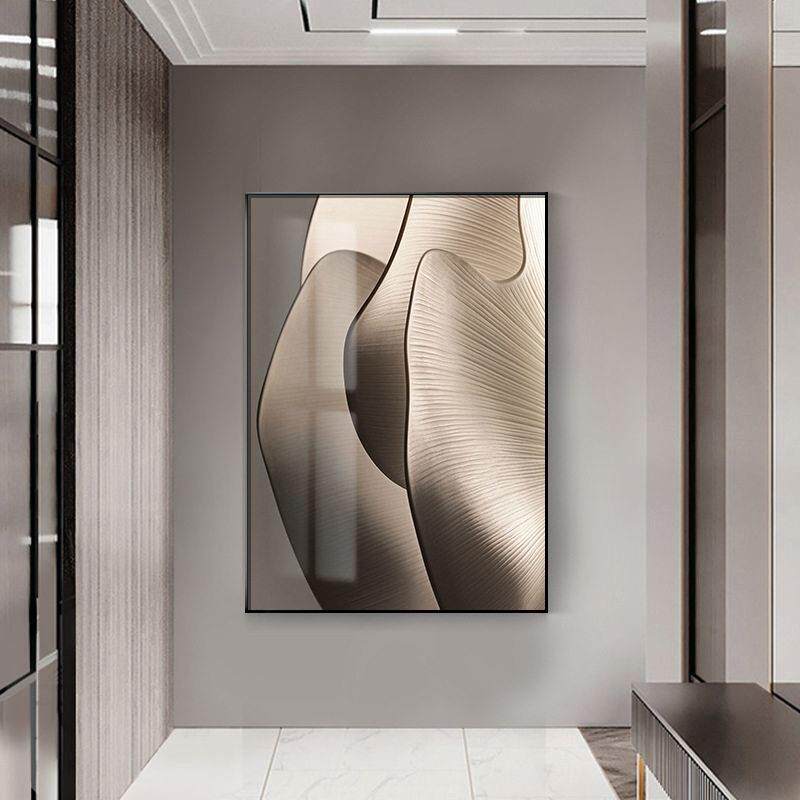 新款直销北欧客厅装饰画简约沙发背景画晶瓷画玄关画走廊挂画抽象