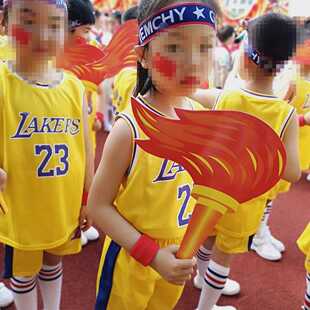 新款直销运动会火炬道具手持出场幼儿园开幕式入场手拿花创意仿真