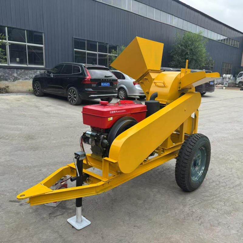 食用菌棒脱膜粉碎机大型鼓式破碎机3-5厘米木屑削片机