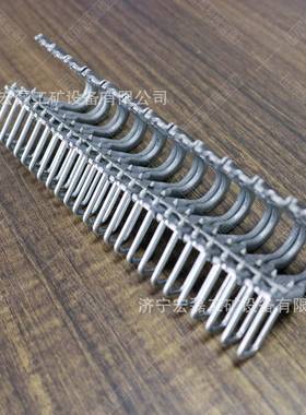 供应输送带皮带扣钉扣机7-12mm双排皮带扣SU1200皮带连接扣多规格