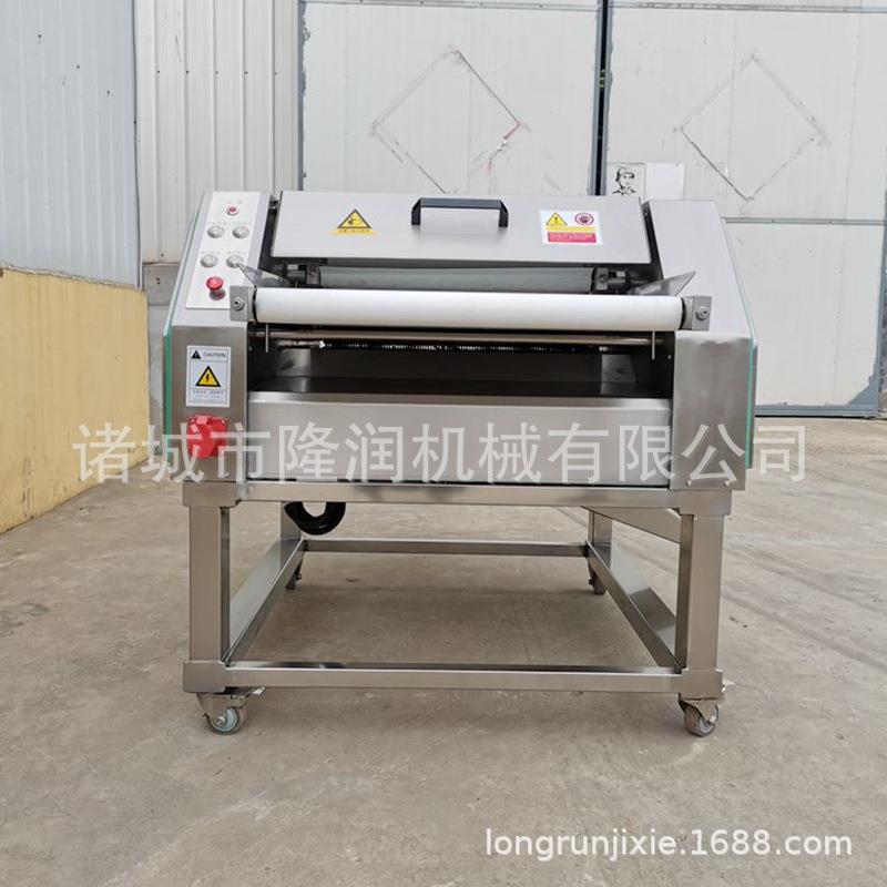 厂家供应鸡脖去皮机 商用减脂餐鸡大腿鸡胸肉扒皮机 产量高速度快