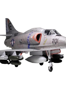 1:33 U.S. A-4 Skyhawk Aircraft DIY Emulational DIY 3D Paper