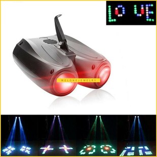 Colorful 20W RGBW Pattern Led Stage Light 128/64LED Double H