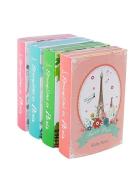 1pack/lot Paris Eiffel Tower Six Fold Decorative Sticky Not
