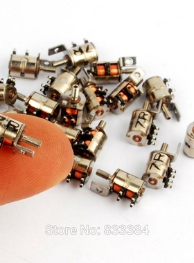20pcs 1V 3VDC 0.05W 2 Phase 4 Wires Micro Stepper Motor for