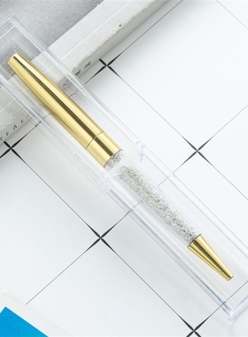 Clear Mini Storage Box Acrylic Pen Pencil Case Sleeve Holde