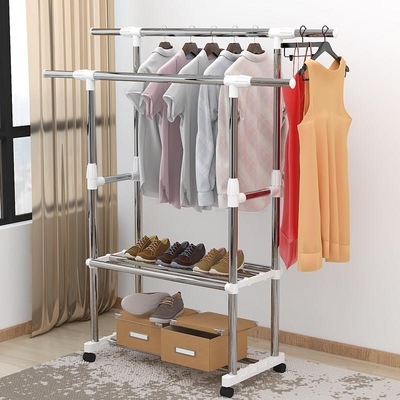 Outdoor dormitory racks cool clothes rack horizontal ground