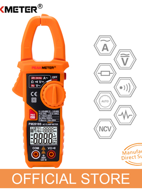 PM2018S Smart Digital Clamp Meter 600A AC/DC Clamp Multimete