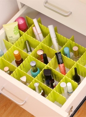 4pcs/set Plastic Adjustable Drawer Dividers organiser Retrac