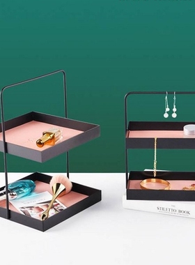 Receive a frame double desktop dressing shelf bathroom