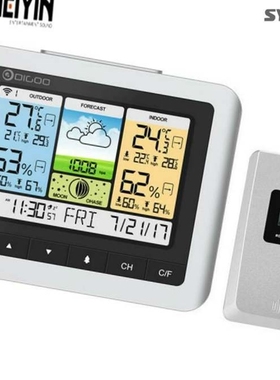 goo DG-TH8888 Pro Wireless Sensor Weather Station Thermome-