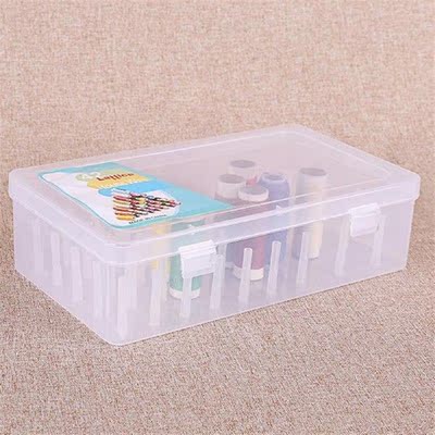 Thread Storage Box 42 Spool Sewing Bobbins Box Reels EMPTY