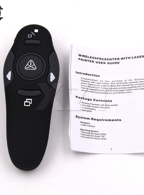 Mini 2.4Ghz Wireless Presenter Remote Red Laser Pointers Pen