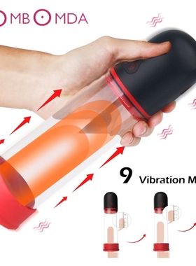 Men Penis Pump Automatic Penis Extender USB Rechargeable Pu