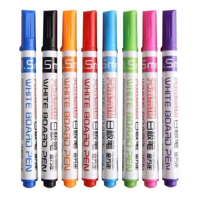 8Pcs New White Board Markers Colored Non toxic Erasable Whi