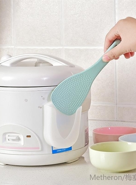 1pc Sucked  Spoon Rack Plastic Spoon Holder Rice Cooker Rack