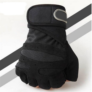 Half  Fitness Gloves Weight Lifting Gloves Protect Wrist Gym