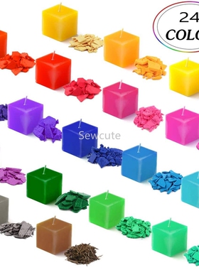 24 Colors 2g Per Color DIY Candle Making Wax Dye Paints Scen
