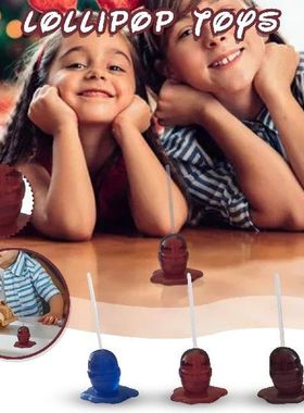 Melting Lollipop Popsicle Resin Sculpture Art Modern Home