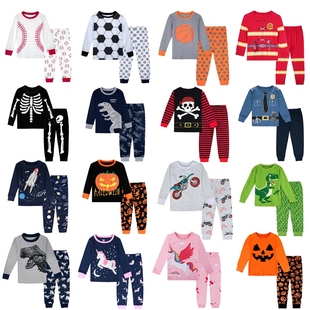 Boys Pyjamas Kids Dinosaur Pajama Set Child Pilot Sleepwear