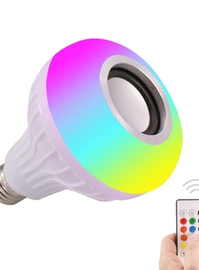Smart Music Light Bulb Led Colorful Speaker Bulb E27 Wireles
