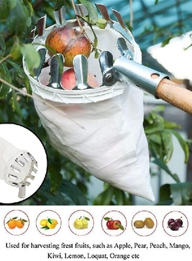 Fruit Picker Head Basket Portable Fruits Catcher Citrus