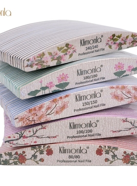 50Pcs Nails file 100 180 80 150 240 grit for Manicure acces