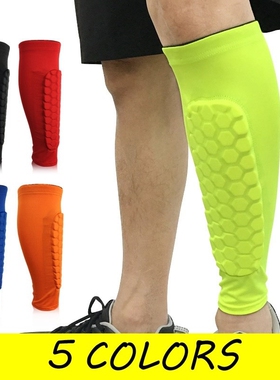 Football Shin Guards Protective Soccer Pads Holders Leg  Bas