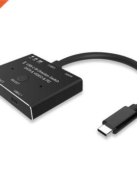 100W PD Supports Dt Trnsfer Bi-Directionl USB C Switch S