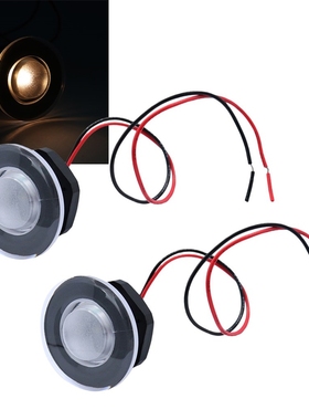 12V Warm White 2PCS Boat LED Recessed Deck Light Indoor Ourd