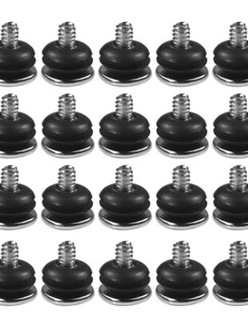20pcs Computer Case Shockproof Screws + Shock Absorption 3.5