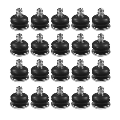 20pcs Computer Case Shockproof Screws + Shock Absorption 3.5