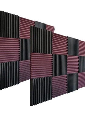 24PCS Sound Insulation Board Studio Sound Insulation Foam Ac