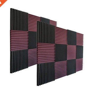24PCS Sound Insulation Board Studio Sound Insulation Foam Ac