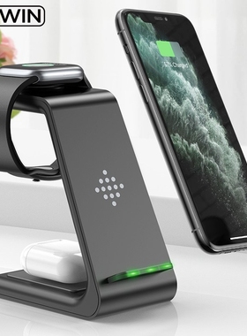 GWIN QI 10W  CharGe 3 IN 1 WIreless CharGer  IphoNe  Cha