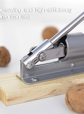 Hand Press Mechanical Metal Nut Breaker Nutcracker Wooden H