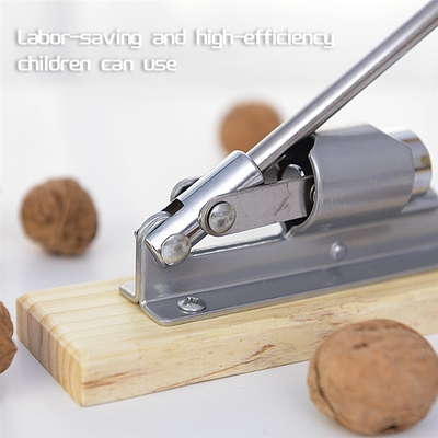 Hand Press Mechanical Metal Nut Breaker Nutcracker Wooden H