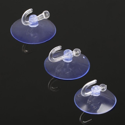 10Pcs Transparent  Strong Vacuum Suckers Hook Hanger Sucker