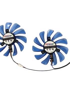 2pcs/set 95mm Alternative FDC10U12S9-C RX 590 RX 580 GPU Vid