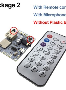 Bluetooth Audio Receiver board with SB TF card Slot decoding