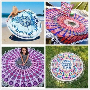2017 summer beach towel tassel yoga mat beach big shawl