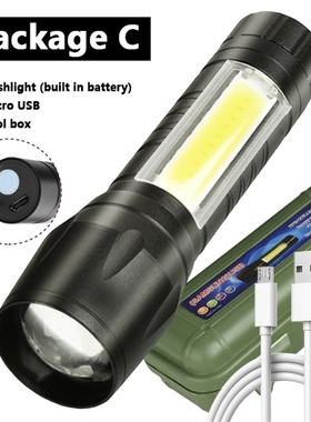 XP-G Q5 Built in 14500 Rechargeable Battery Penlight Waterpr