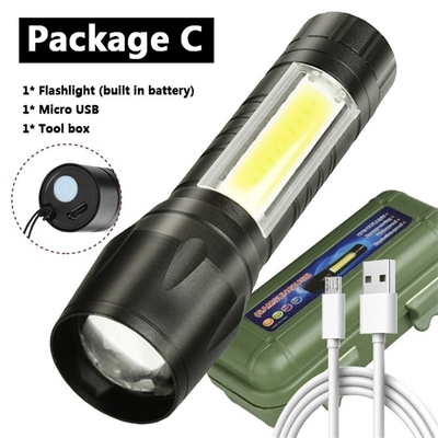XP-G Q5 Built in 14500 Rechargeable Battery Penlight Waterpr