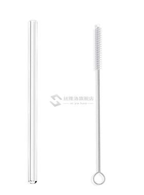 Big Extra Wide Straw Smoothie Glass Straws Reusable Long Dri